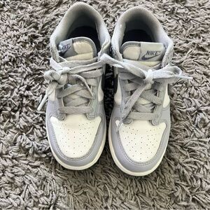 Nike Kids Gray and White Sneakers